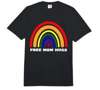 Free Mom Hugs Rainbow Gay Pride LGBT Comfort Colors Adult Heavyweight T-Shirt