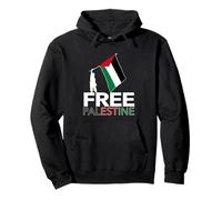 Free Palestine - Camiseta Palestina Bandera Free Gaza Sudadera con Capucha