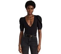 Free People Body tanga Va Va Voop para mujer, Negro -, M