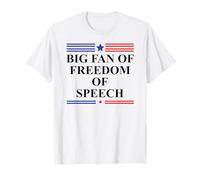 Free Press Free Speech Big Fan of Freedom of Speech Protest Camiseta
