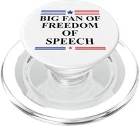 Free Press Free Speech Big Fan of Freedom of Speech Protest PopSockets PopGrip para MagSafe