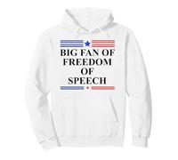 Free Press Free Speech Big Fan of Freedom of Speech Protest Sudadera con Capucha