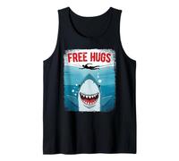 Free Shark Hugs Wildlife Ocean Animals Lover Camiseta sin Mangas