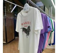 (Free Size,136)Clotty Team Fashion Brand Short Sleeve Little Daisy Summer Go-Eun Kim Same Style Loose-Fitting Pure Cotton T-Shirt Female Summer