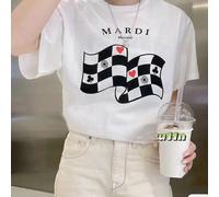 (Free Size,98)Clotty Team Fashion Brand Short Sleeve Little Daisy Summer Go-Eun Kim Same Style Loose-Fitting Pure Cotton T-Shirt Female Summer