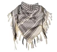 FREE SOLDIER 100% Baumwolle Shemagh Military Tactical Keffiyeh Desert Kopf Halstuch 110 x 110 cm Arab Wrap mit Quaste für Herren & Damen