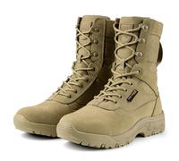 FREE SOLDIER Botas de Caza para Hombres Medio Alto Zapatos Botas Militares de Combate de Tiro Alto con Cordones Ligeros para Todo Terreno para Montaña Trekking