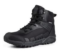 FREE SOLDIER Botas de Escalada Impermeable Tacticas Hombre Botas Militares Transpirables Botas de Seguridad Hombre Trabajo Ligeros Zapatos de Montaña Trekking