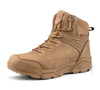 FREE SOLDIER Botas de Escalada Impermeable Tacticas Hombre Botas Militares Transpirables Botas de Seguridad Hombre Trabajo Ligeros Zapatos de Montaña Trekking