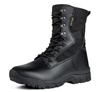 FREE SOLDIER Botas Tácticas para Hombre 8 Pulgadas Botas de Combate Ligeras Botas de Trabajo Militares de Cuero de Ante Duraderas Botas para el Desierto
