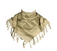 FREE SOLDIER Bufanda Militar Shemagh Tactical Desert Keffiyeh Bufanda de Cuello con Cabeza Bufanda árabe con Borla 43x43 Pulgadas,Camuflaje de Arena