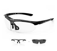 FREE SOLDIER Gafas de sol fotocromáticas fotocromáticas para ciclismo, unisex, deportivas, con protección UV400, lentes transparentes para ciclismo, ciclismo y montaña