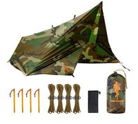 FREE SOLDIER Lona impermeable ultraligera, protección UV, para camping, senderismo y actividades al aire libre 4 x 4 m