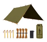 FREE SOLDIER Lona impermeable ultraligera, protección UV, para camping, senderismo y actividades al aire libre 4 x 4 m
