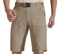 FREE SOLDIER Pantalones Cortos de Senderismo Cargo para Hombre con cinturón Pantalones Cortos de Verano Ligeros de Secado rápido con Bolsillos para el Trabajo Casual Golf
