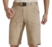FREE SOLDIER Pantalones Cortos de Senderismo Cargo para Hombre con cinturón Pantalones Cortos de Verano Ligeros de Secado rápido con Bolsillos para el Trabajo Casual Golf