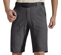 FREE SOLDIER Pantalones Cortos de Senderismo Cargo para Hombre con cinturón Pantalones Cortos de Verano Ligeros de Secado rápido con Bolsillos para el Trabajo Casual Golf