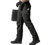 FREE SOLDIER Pantalones de Trabajo para Hombres, Pantalones Cargo Tácticos de Ajuste Relajado con Múltiples Bolsillos, Ideales para Actividades al Aire Libre, Trekking y Escalada