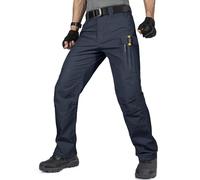 FREE SOLDIER Pantalones de Trabajo para Hombres, Pantalones Cargo Tácticos de Ajuste Relajado con Múltiples Bolsillos, Ideales para Actividades al Aire Libre, Trekking y Escalada
