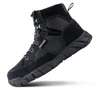FREE SOLDIER Stivali da Uomo Ultraleggeri Stivali da Lavoro Tattici Militari 6" inch High-Tops Stivali da Neve Traspiranti Traspiranti per Camminare a Piedi (Nero 42 EU)