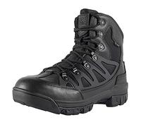 FREE SOLDIER Taktisch Kampfstiefel, Bota táctica y Militar Hombre, Schwarzes Leder, 43 EU