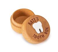 free-space Caja de Hada de los Dientes Caja de madera tallada en 3D Recuerdo Diente caído Caja de almacenamiento de recuerdos Regalo para niño o niña (custom tooth box 2)