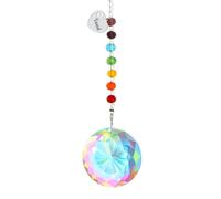 free-space Rainbow Bridge Pets - Atrapasueños de luz de Cristal Personalizado, Recuerdo de Gato/Perro, Regalo de condolencia por pérdida de Mascota (Round)