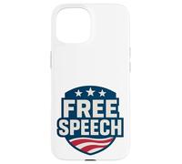 Free Speech First Amendment Carcasa para iPhone 15