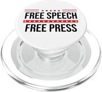 Free Speech Free Press Protest Freedom of Speech Resistance PopSockets PopGrip para MagSafe