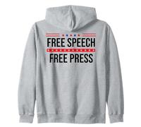 Free Speech Free Press Protest Freedom of Speech Resistance Sudadera con Capucha