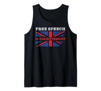 Free Speech is Our Birthright - Anti-Woke Conservative Quote Camiseta sin Mangas