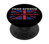 Free Speech is Our Birthright - Anti-Woke Conservative Quote PopSockets PopGrip Adhesivo