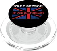 Free Speech is Our Birthright - Anti-Woke Conservative Quote PopSockets PopGrip para MagSafe
