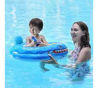 Free Swimming Baby Inflatable Swim Seat Float Boat with Safety Seat Pool Ride-on Toys
