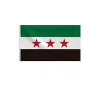 Free-Syrian Armys Flag 90*150cm The Syrian National-Coalition Three Star Flag Decoration for Indoor Outdoor