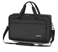 FREEAMG Bolsa Controlador DJ Base Rígida Correa de Hombro Suave, Negra | Bolsa Transporte Controlador DJ Nailon Compatible Hercules Inpulse 200 MK3, Pioneer DDJ-200, Arturia MiniLab 3, 41×26×6,5 CM