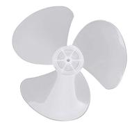 Freebily 3Piezas 16 Inches Aspas Hojas Plásticas de Ventilador Con/Sin Tuerca para Ventilador de Techo,Ventilador de Pie,Ventilador de Mesa Repuestos Ventilador Blanco 16 Inch Sin Tuerca