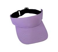 Freebily Gorra Visera Golf Sin Copa: Correa Elástica Extra Larga, Anti-solar, Ajuste Para Cabezas Grandes, Uso Primavera-verano Lavanda Talla única