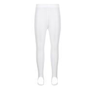 Freebily Leggins Ballet de Danza Unisexo Niños Niñas Ballet Pantimedias de Escribo Calcetas Leotardos para Yoga Danza Gimnasia de Musculación Leggings Elástico Blanco 12-14 años