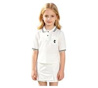 Freebily Niña Vestido Deportivo Traje Tenis Niñas Golf Ropa Deportiva Corto | Diseño Falda Shorts,Color Sólido,Conjuntos Dos Piezas,Espectáculo,Gimnasia,Hip Hop,Deportes,Casual,Gimnasio,Correr,Ejercicio