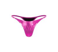 Freebily Tanga Micro Mujer Lencería Erótica Cintura Baja Mini G-String Thong Bikini Briefs T-Back Sexy Rosa Caliente A L