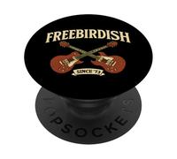 Freebirdish desde el 73 - Cool Classic Rock PopSockets PopGrip Adhesivo