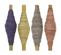 FREEBLOSS 4 piezas Sashiko hilo Sashiko hebra 35 metros * 4 colores hilo de coser hilo de algodón bordado japonés acolchado y bordado Sashiko Set accesorios colores naturales