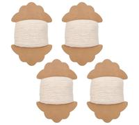 FREEBLOSS 4 piezas Sashiko hilo Sashiko hilo 218 yardas hilo de algodón blanco bordado japonés acolchado y bordado sashiko set accesorios hilo sashiko hilo sashiko rollo de tarjetas Set