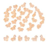 FREEBLOSS 60 unidades de mini caballos de resina brillantes en la oscuridad, lindas figuras de animales luminosas para casa de muñecas, micropaisaje, bonsái, manualidades, decoración del hogar y el