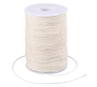 FREEBLOSS Hilo Sashiko de 300 m, 100 % algodón, hilo de coser a mano blanco de 5 hilos para costura, suministros Sashiko