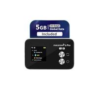 FREEBOT Punto de acceso WiFi portátil para viajes, punto de acceso móvil SE Pro 4G con 5 GB de datos globales 30 días, 8 dispositivos conectados, enrutador WiFi de bolsillo con 3000 mAh, cobertura de