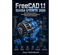 FreeCAD 1.1 Guida utente 2026: Dal livello principiante a quello avanzato: padroneggiare la progettazione parametrica, la simulazione e la produzione.
