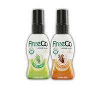 Freeco Bloqueador Anti-Olor WC (Before-you-go) | Pack Doble Surtido: Cítricos y Especias (2x60ml) | Toilet Spray de Aceites Esenciales Naturales | Ideal para Hogar, Oficina, Restaurante, Viaje.