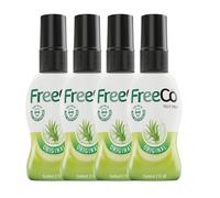 FreeCo Bloqueador de Olores WC (Before-you-go) | Toilet Spray con Aceites Esenciales | Para Hogar, Oficina, Restaurantes y Viajes | Pack Super Ahorro 4x60ml, Aroma Cítricos